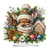 Christmas Snowman Diamond Painting Tabletop Ornaments Kit Acrylic Table Top Diamond Painting Ornament Kits Bedroom Table Decor