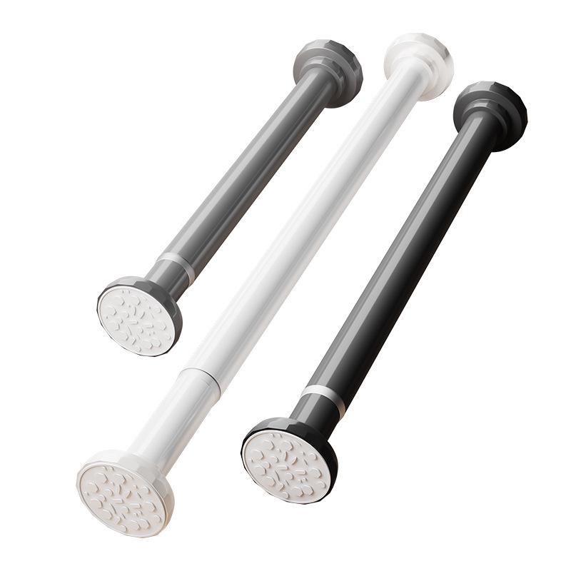 Universelle rostfreie Aluminium-Teleskop-Vorhangstange: Langlebig, Einfach zu installieren für Schlafzimmer und Badezimmer.