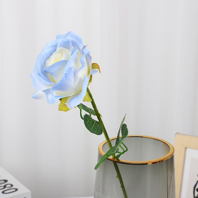 Sınır Ötesi Yünlü Kumaş Ev ve Düğün Dekoru için Yapay Gül