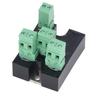 BERM 3 Phase Solid State Relay Mini SSR Relay Connector Kit 4‑32VDC Input 24‑480VAC Output