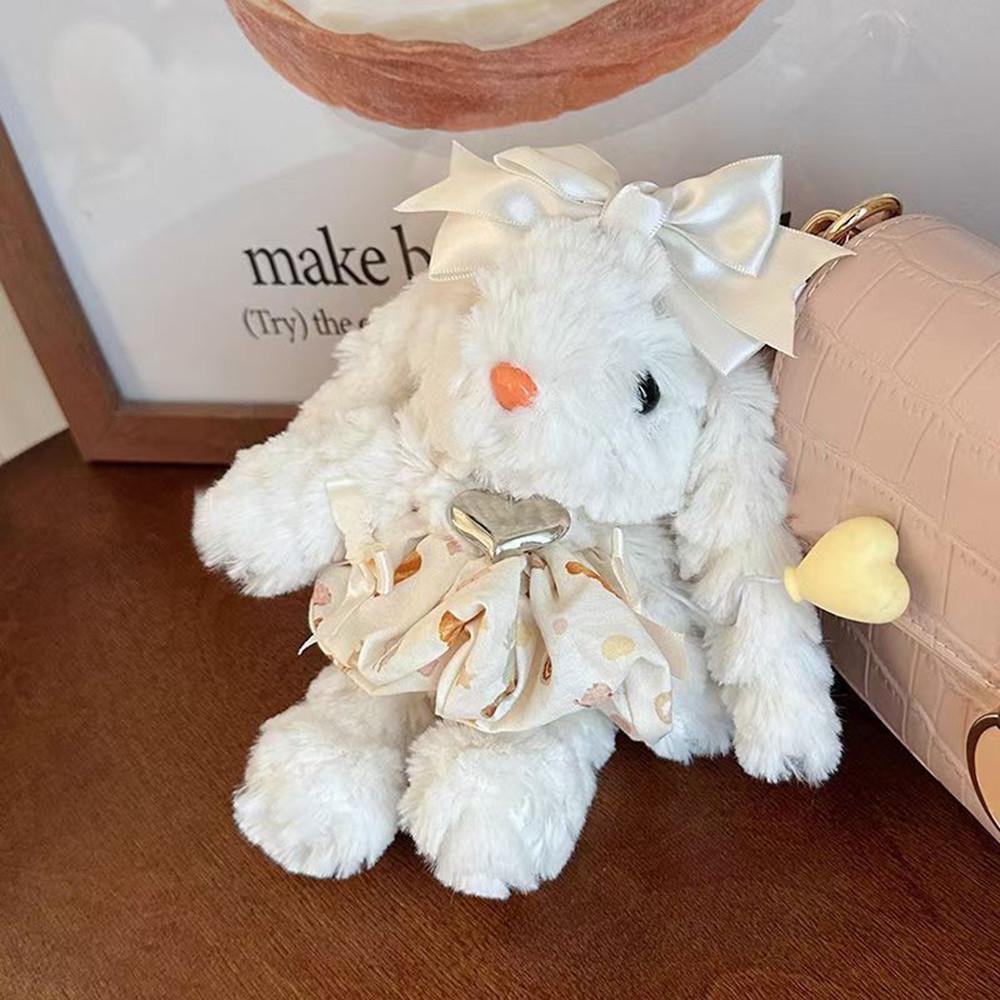 Cute Lop-eared Rabbit Plush Doll Keychain Girl Bag Rabbit Plush Toy Pendant