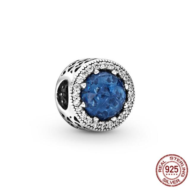 Hotsale wisiorek urok koralik Fit bransoletka/naszyjnik biżuteria ze srebra próby 925 gwiaździste niebo astronauta droga mleczna