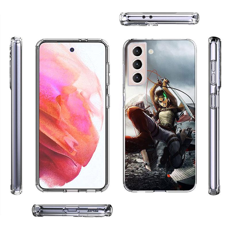 Character LEVI ACKERMAN Phone Case For Samsung Galaxy S25 Edge S24 S23 FE S21 S20 S10 Plus S22 S26 Ultra Cover Clear Cases TPU C