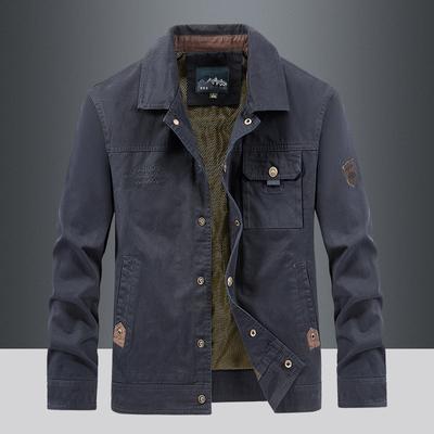 Neue Outdoor Herrenjacke Kurze Jacke Neue Freizeitjacke Mittelalterliche Herren Multi-Taschen Oberteil