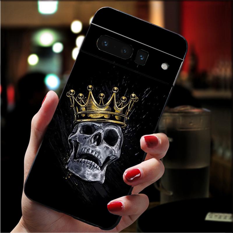 Handyhülle Für Google Pixel 10 Pro XL 9 Pro XL 9A 8 7 6 Pro Pixel 8A 7A 6A Pixel 8 7 6 5 Totenkopf