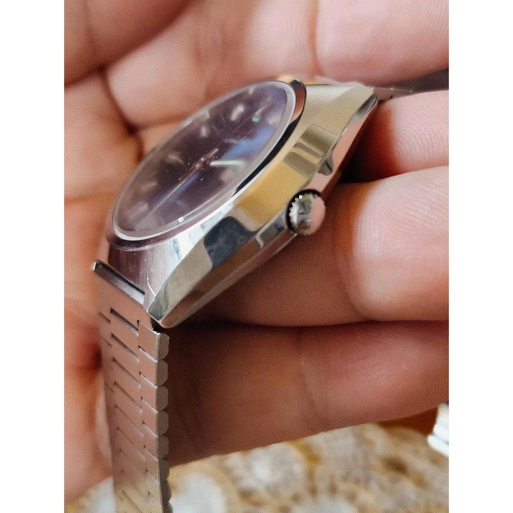 Used 70s CITIZEN Navy Blue Dial Day-Date