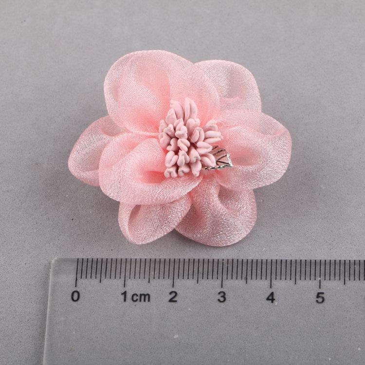 Frühlings-Haar- und Schuhblumen-Accessoires – handgefertigte Blumen aus Wolkengarn für Haarnadeln und Kleidungsdekor für Mädchen