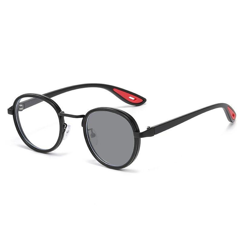 

Men s And Women s The Same Style - Fashionable And Versatile Round Frames With Change Color Lenses2550