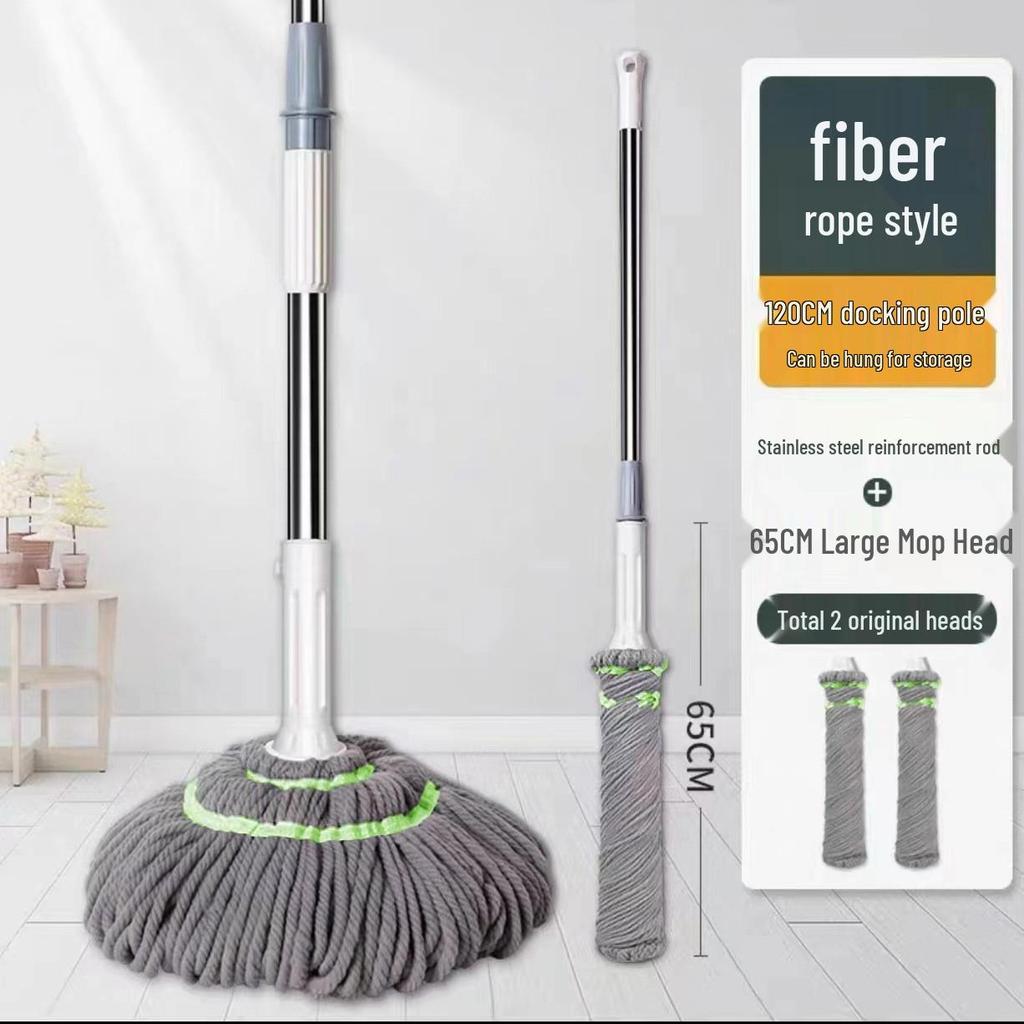 Hands-Free Self-Wringing Rotary Mop - Picasso Lazy Household Cleaning Mop