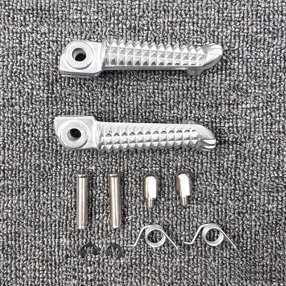 Pair Front Footrest Footpeg Pegs For Yamaha YZF R1 98-14/ R6 99-12 / R6S 03-08