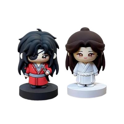 Anime Heaven Official's Blessing Actionfigur Hua Cheng Xie Lian PVC Solt Kunststoff Hualian 3D-Ornamente