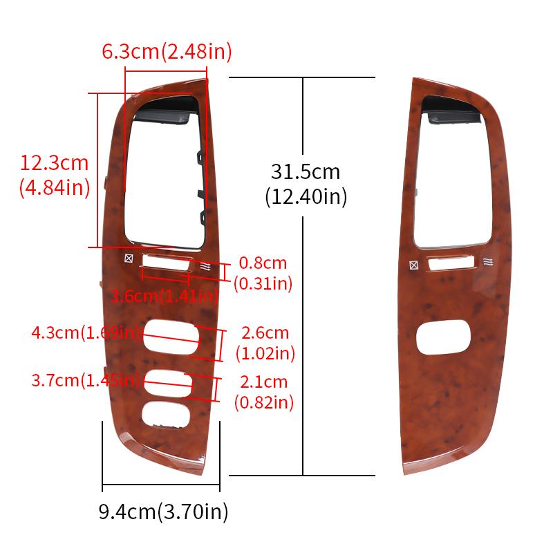 Auto A/C Air Conditioner Outlet Vent Panel Trim For Toyota Land Cruiser 100 LC100 FJ100 Ujz100 2003 2004 2005 2006 2007 LHD RHD