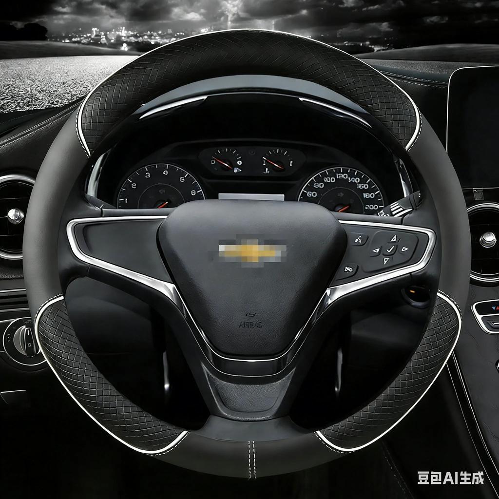 Bzlk8 Car Steering-wheels Cover 37 38cm 15" for For Holden Chevrolet Cruze Malibu Sail Spark Captiva Equinox Trax/Tracker AVEO Lova RV