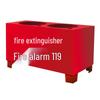 Sanmao Portable Half-Cut Fire Extinguisher Storage Box