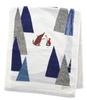 Kusunokibashi Monori Morita MiW Chaperon Rouge Visage Serviette 34 x 80cm, Bleu Marine, A-64786-31-KON,
