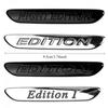 EDITION 1 Night Edition C300 C200L GLA CLA Chrome Silver black Badge Car Styling Logo stickers Emblem