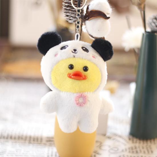 12 cm süßer Schlüssel, entzückender Ornament-Anhänger, Panda-Puppe, Plüsch