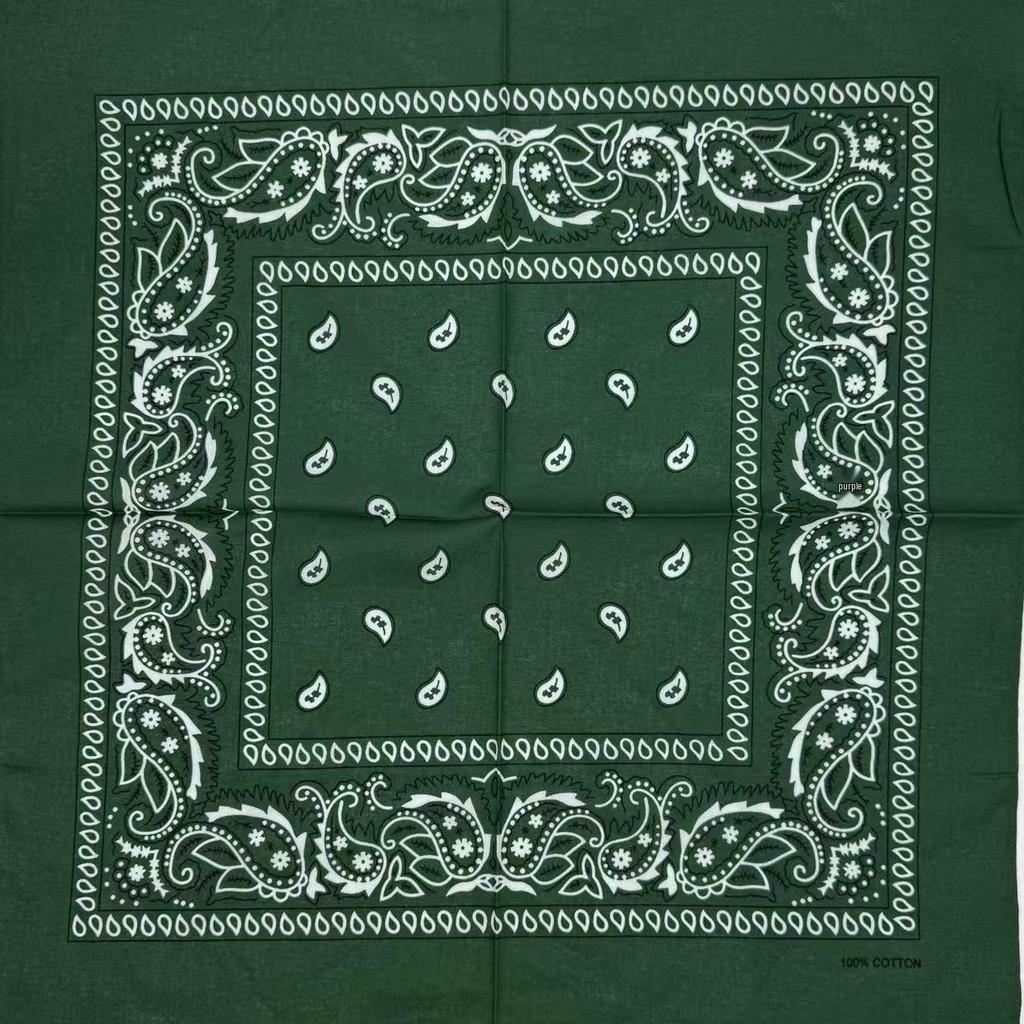 Cotton Paisley Headscarf and Cycling Mask