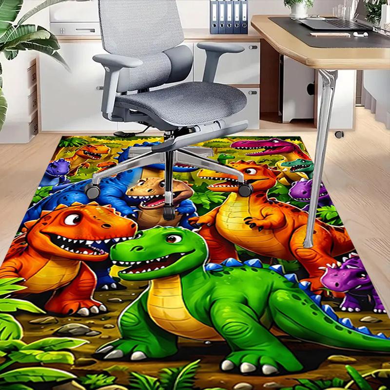 1PC Dinosaur Forest Extra Large Non-Slip Floor carpet, Office, family, bedroom, Studio - Large Area RugJ0415