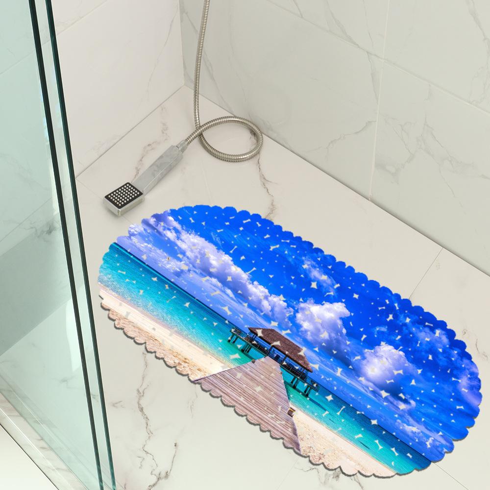 Environmentally Friendly And Odorless Bathroom Door Mat, Non-Slip Mat, Bathtub Suction Cup Floor Mat, Foot Mat, Popular