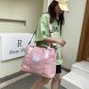New expandable travel bag women's shoulder large capacity maternity luggage dry and wet fitness bag