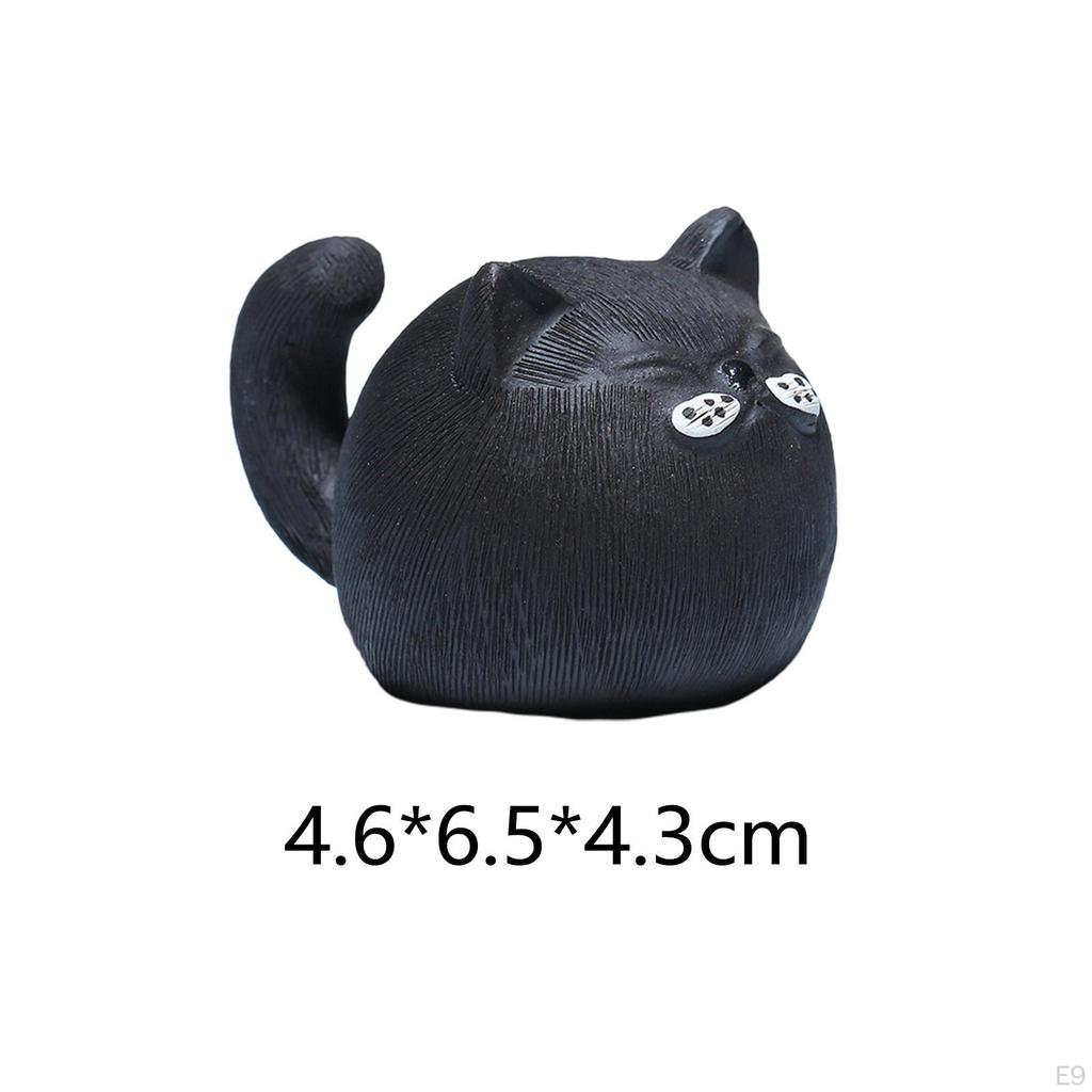 Adorable Cat Figurine Set for Tea Enthusiasts