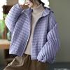 Womens Lightweight Hooded Down Jacket Short Puffer Coat Warm Casual Outerwear Winter