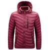 Outono inverno masculino clássico com capuz quente parkas jaqueta casaco masculino outwear casual vintage destacável chapéu outfits quente parka