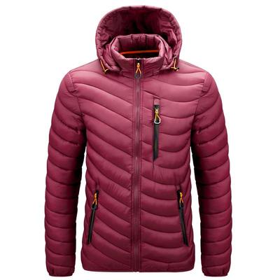 Men's Autumn Winter Classic Hooded Warm Parkas Jacket Coat Men Outwear Casual Vintage Detachable Hat Outfits Warm Parka Men