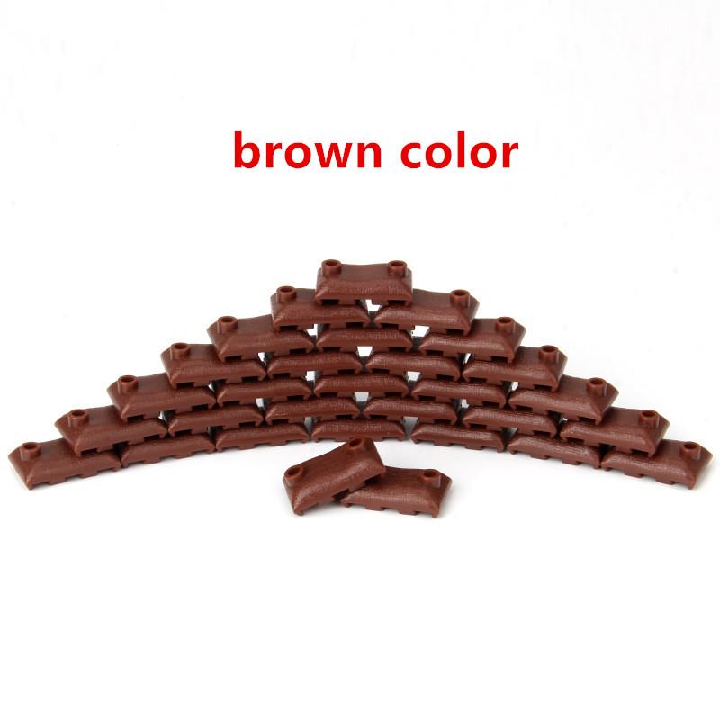 100pcs Sandbag Building Block Toy, Multifunctional Sandbag Obstacle Trench Bricks Military Scene Accessories Model Gift For Kids