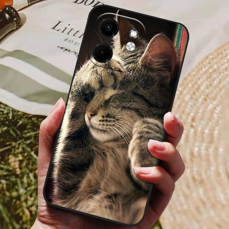 For Infinix Smart 9 Case X6532 Luxury Painted Phone Silicon Back Cover For Infinix Hot 50i X6531 Cases Protective Shell Smart9