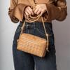 Genuine Leather Handwoven Bag Women's 2024 Versatile Small Square Bag Women's Mini Mobile Phone Bag Casual Cowhide Shoulder Messenger Bag