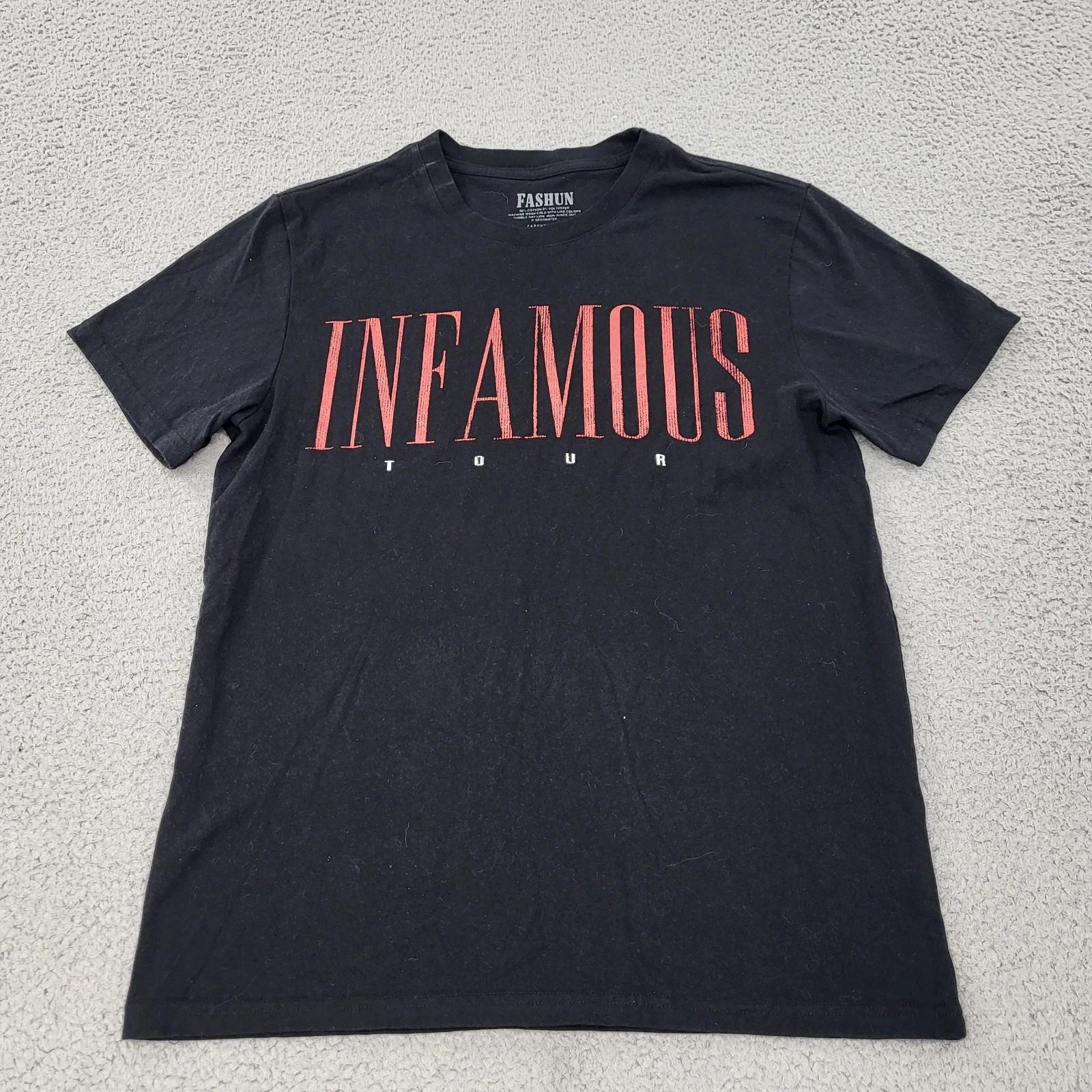 Andrew Schulz Infamous Tour Shirt Mens Small Black Graphic Print S