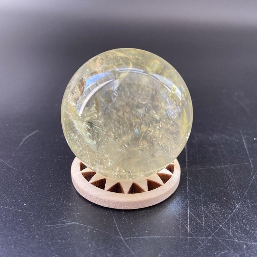 20pcs High Quality Wooden Crafts Hollow Sunflower Base Home Decoration Wooden Base Decoration Crystal Ball Base