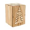 Home Wooden Tealight Candle Holder for Christmas Wedding Home Party Decoration