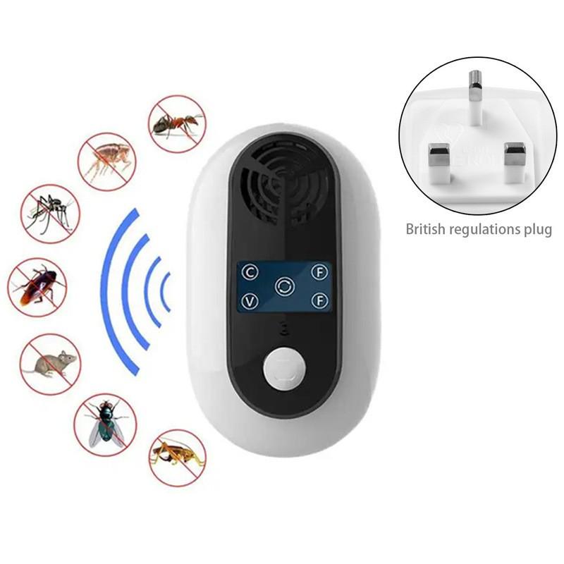 High-Efficiency Ultrasonic Rodent Repeller: Silent Electronic Pest Control for Cats & Homes
