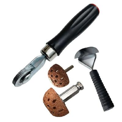 Car Tire Repair Kit Roller Tool with Rubber Strips Tool Tire Grinder Tool Set
