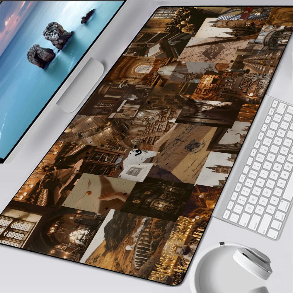 P-Potters W-Wand Art H-Harries Mouse Pad Rubber Mat Laptop Xxl Mousepad Notebook Gamer Computer Table Gaming Accessories