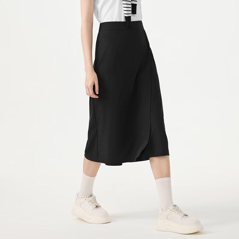 Tambor Women's TB5233016A Quick-Dry Elastic Wide-Leg Cropped Culottes