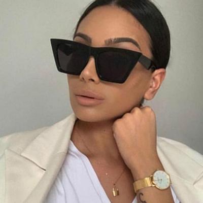 Brand Designer Cat Eye Sunglasses Women Fashion Blue Glasses Vintage Sun Glasses For Female Eyewear Shades Uv400  