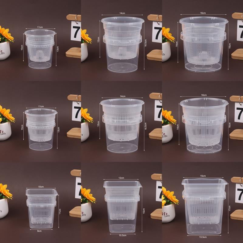 Self Watering Flowerpot Double-Layer Pots For Plants Nursery Pots With Holes Garden Automatic Absorbing Water Root Control Pots