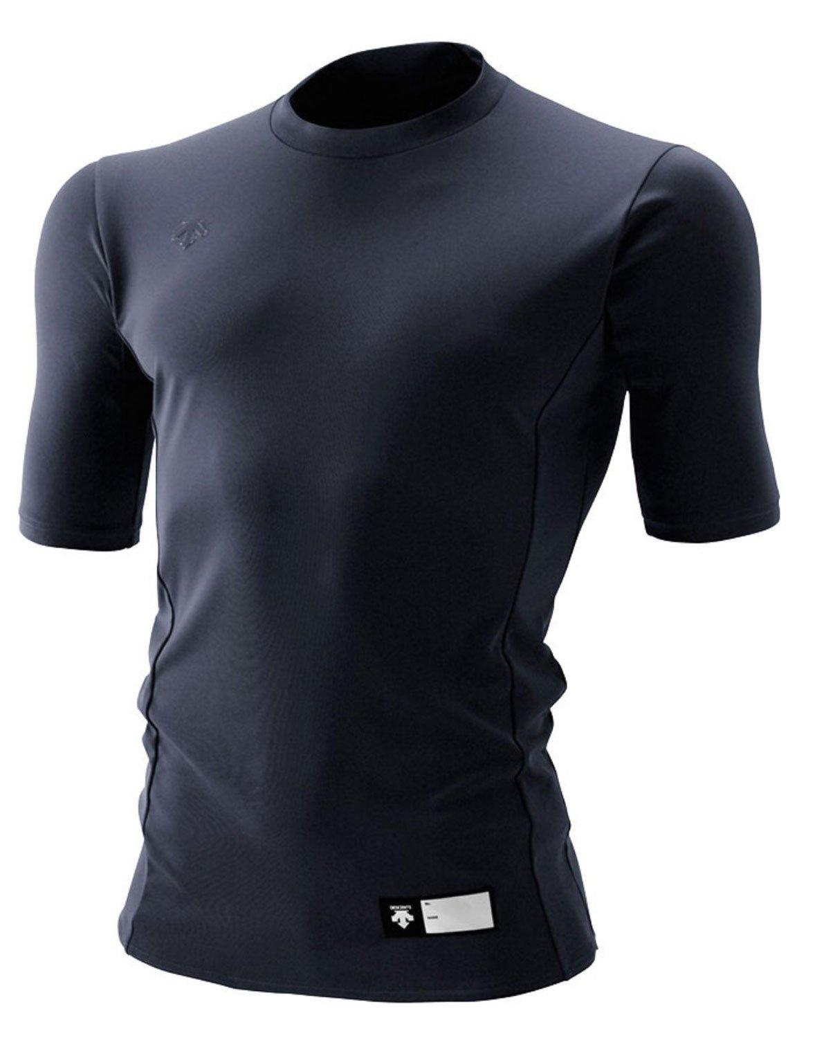 

DESCENTE Юношеская бейсбольная футболка с коротким рукавом, свободного кроя, темно-синяя, 130 см, JSTD700