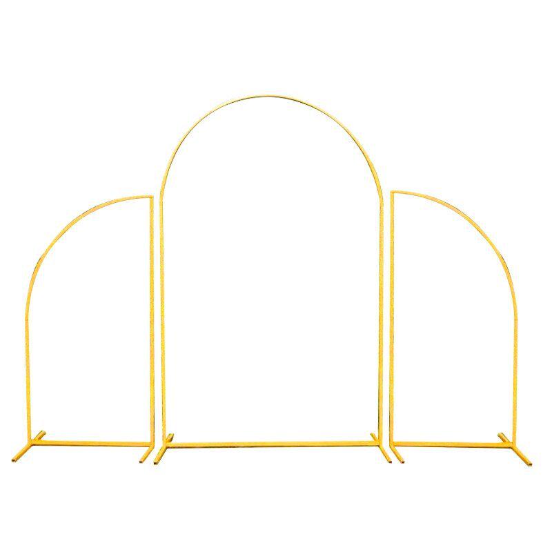 Rund bågställning i smidesjärn för bröllops- och festballonger