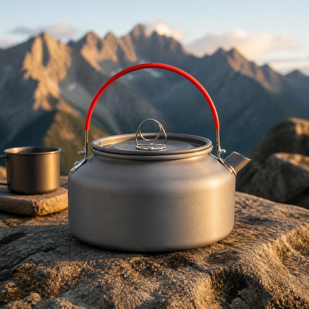 Portable Outdoor Boiling Kettle Heat-Resistant for Fishing