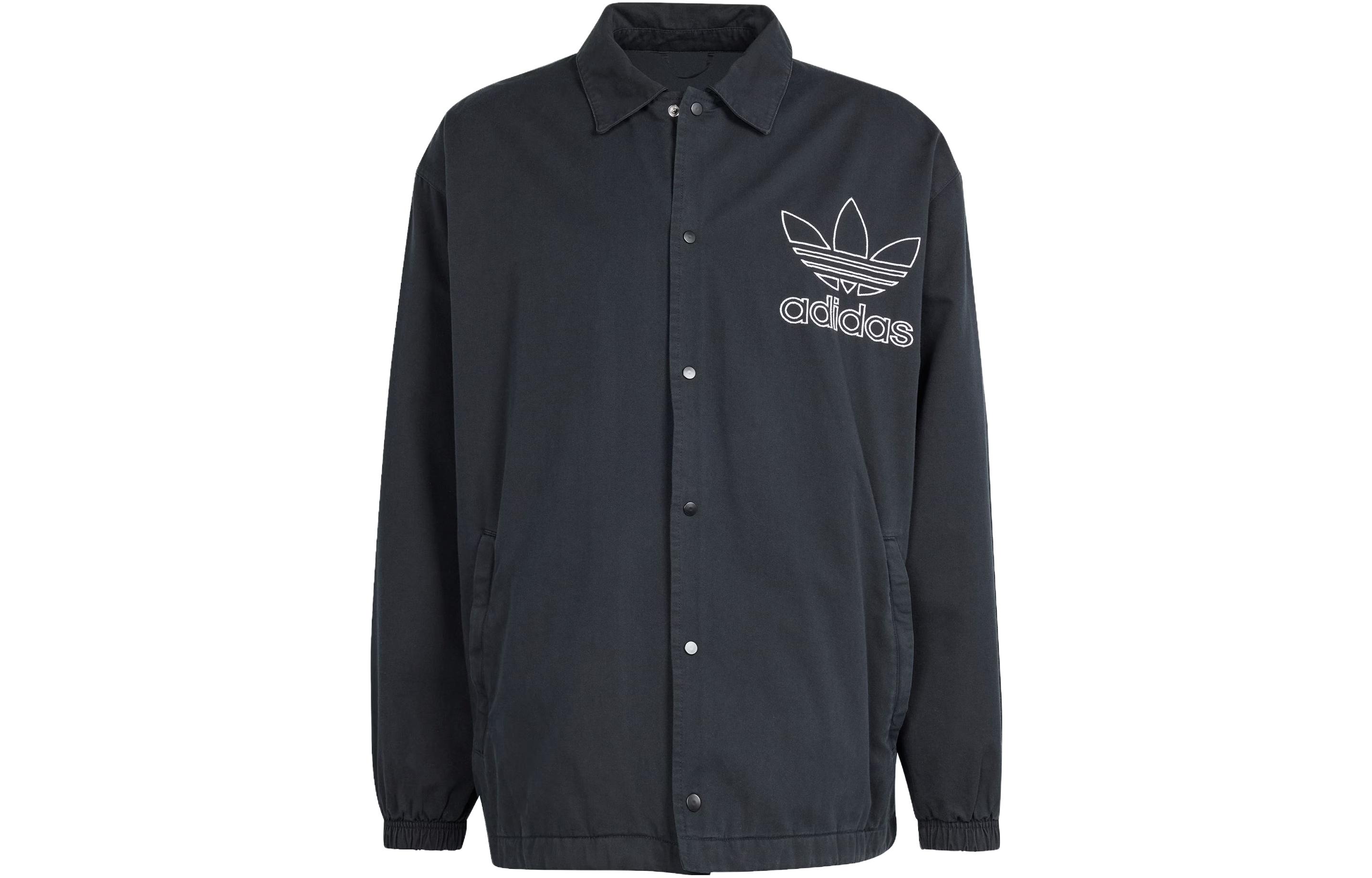 Adidas Originals Trefoil Adicolor Outline Trefoil Jacket Jackets & Coats Men s Black IU2371 S