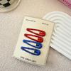 4pcs Fashion Simplicity Kids Barrettes for Girl Glitter Sequin Solid Color Hair Clip Children Hair Accessories Headwear