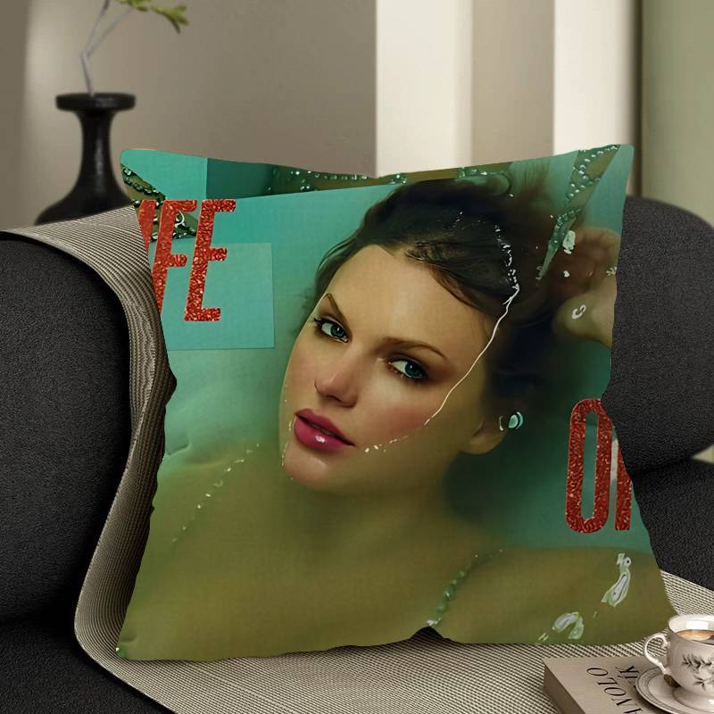 T-Taylor-Swifts Singer Pillowcase Toon Gift Cushion Cover Bedroom Home Sofa Chair Seat Decor Pillow Case