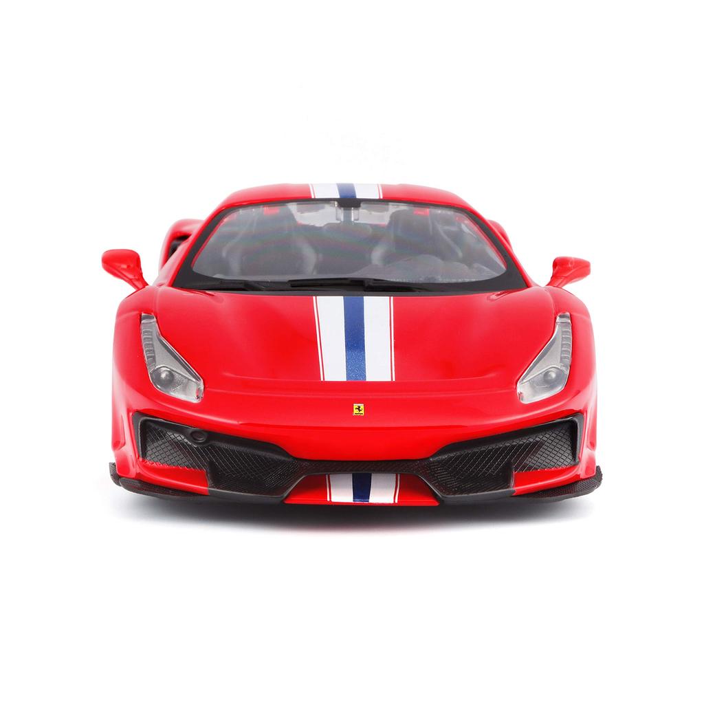 Bburago 1/24 Scale Ferrari 488 Pista Red / Race Sports Car Diecast Model Car Finished Product 18-26026