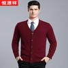 Men's V-Neck Cardigan Sweater