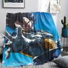 Vegeta Dragon Ball Pattern Flannel Blanket, High Quality Comfortable for All Seasons, Home Decor, Warmth and Comfort, Perfect for Gifts.